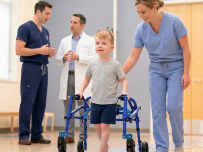 Chirurgie et rééducation chez l’enfant spastique marchant